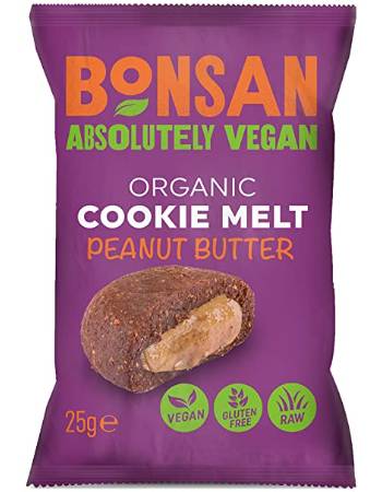 BONSAN ORGANIC VEGAN COOKIE PEANUT BUTTER 25G