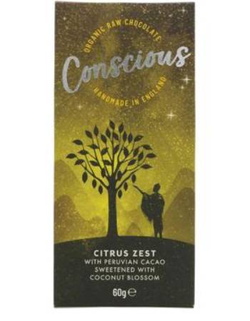 CONSCIOUS BAR CITRUS ZEST 60G