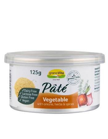 GRANOVITA VEGETABLE PATE 125G