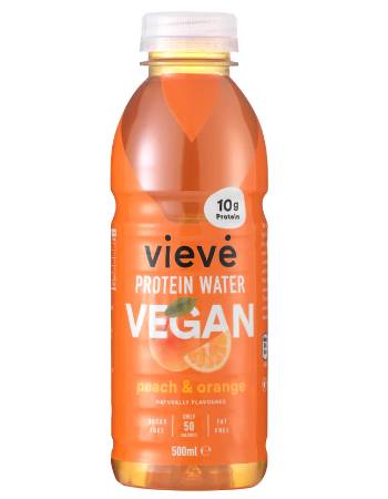 VIEVE PEACH & ORANGE PROTEIN WATER 500ML