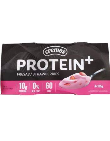 CREMOS PROTEIN YOGURT STRAWBERRY 4 X 125G