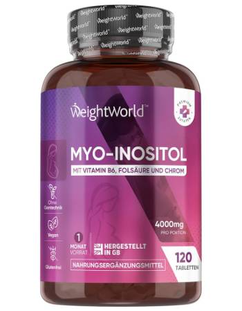 WEIGHTWORLD MYO-INOSITOL 4000MG | 120 TABLETS