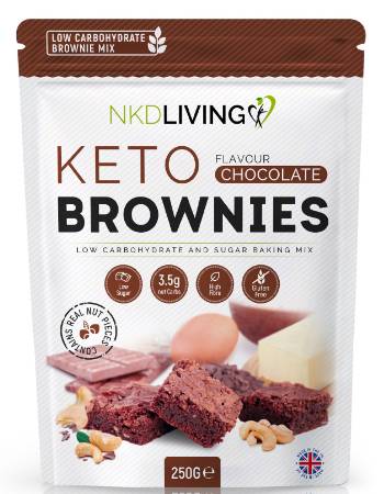 NKD LIVING KETO BROWNIE MIX 250G