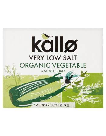 KALLO VEGETABLE STOCK CUBES (VERY LOW SALT)