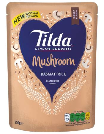 TILDA MUSHROOM RICE 250G