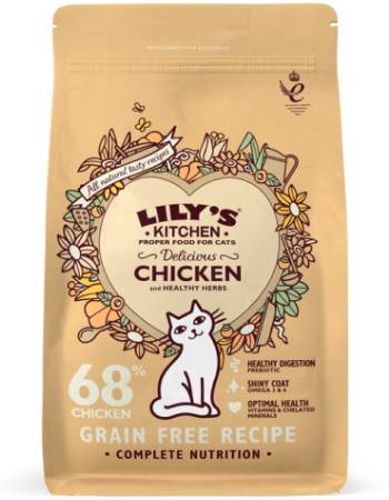 LILY'S KITCHEN DRY FOOD FOR CATS - CHICKEN 200G