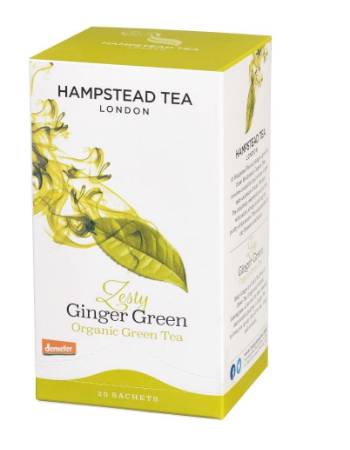 HAMPSTEAD ZESTY GINGER GREEN TEA (20 BAGS)