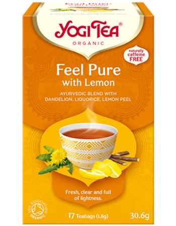 YOGI TEA FEEL PURE WITH LEMON DETOX (17 TEABAGS)