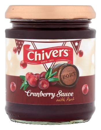 CHIVERS CRANBERRY & PORT SAUCE 220G