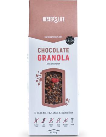 HESTERS LIFE CHOCOLATE GRANOLA 320G