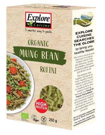 EXPLORE CUISINE MUNG BEAN ROTINI 250G