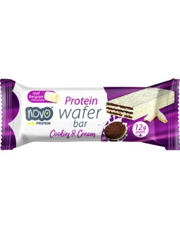 NOVO PROTEIN WAFER COOKIES AND CREAM 40G