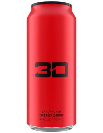 3D ENERGY DRINK CANDY PUNCH 473ML