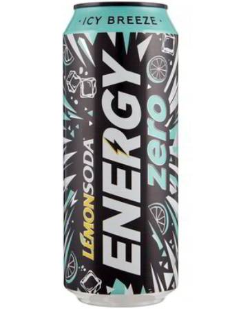 LEMON SODA ENERGY 500ML | ICY BREEZE