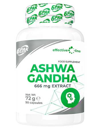 6PAK NUTRITION ASHWAGANDHA (90 CAPSULES)