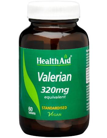 HEALTH AID VALERIAN 320MG  (60 TABLETS)