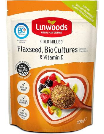 LINWOODS FLAXSEED BIO CULTURES & VITAMIN  D 200G | COLD MILLED
