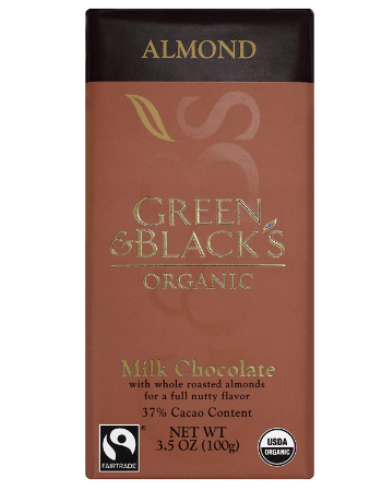 GREEN & BLACKS ALMOND 37% 100G