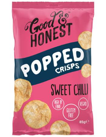 GOOD AND HONEST SWEET CHILLI CHIPS 85G