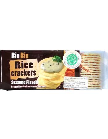 BIN BIN SEASAME CRACKER 100G