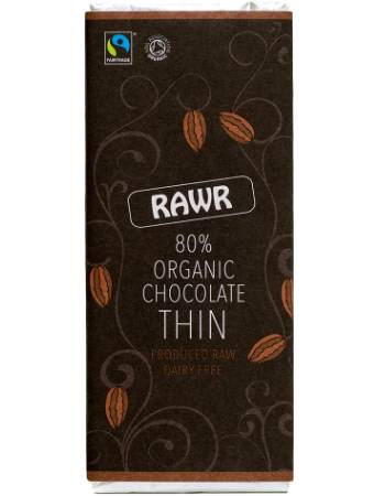 RAWR 80% CHOCOLATE THIN 30G