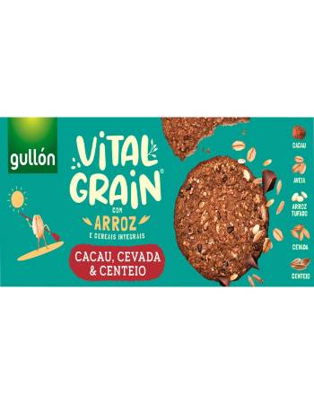 GULLON VITAL GRAIN COOKIES WITH RICE, COCOA, BARLEY & RICE 250G