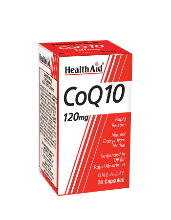 HEALTH AID COQ10 120MG 30 CAPSULES