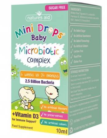 NATURES AID BABY MICROBIOTIC COMPLEX 10ML (DROPS)
