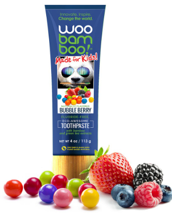 WOOBAMBOO BUBBLE BERRY TOOTHPASTE 113G