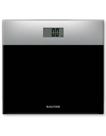 SALTER BLACK GLASS ELECTRONIC SCALE