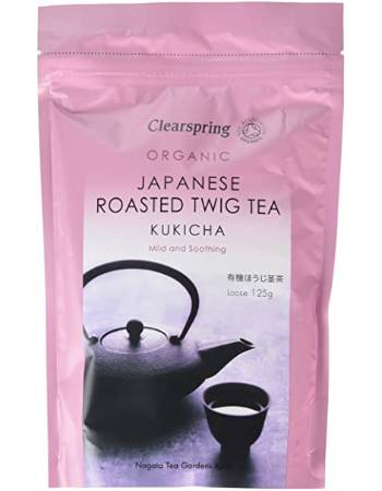CLEARSPRING ORGANIC KUKICHA TWIG TEA 125G