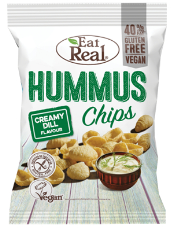 EAT REAL HUMMUS CHIPS CREAMY DILL 45G