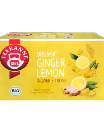 TEEKANNE GINGER LEMON TEA 20 TEABAGS