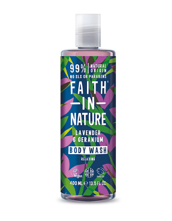 FAITH IN NATURE LAVENDER GERAANIUM SHOWER GEL 400ML