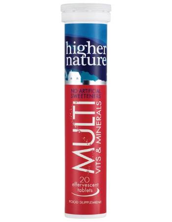 HIGHER NATURE MULTIVITAMIN EFFERVESCENT TABLETS