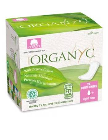 ORGANYC PANTYLINERS POCKET LIGHT X24