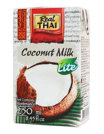 REAL THAI UHT COCONUT MILK LIGHT 250ML