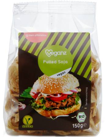 VEGANZ ORGANIC PULLED SOYA 150G