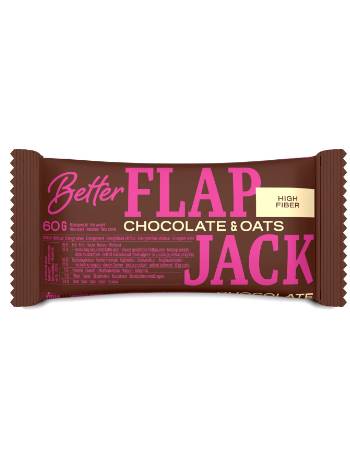 BETTER FOODS CHOCOLATE OATS FLAPJACK 60G