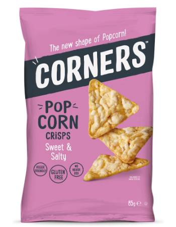 CORNERS SWEET & SALTY POPCORN CRISP 85G
