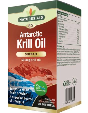 NATURES AID KRILL OIL 60 SOFTGELS