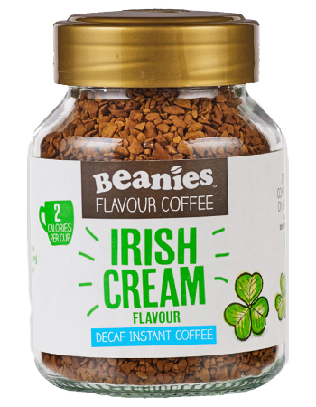 BEANIES IRISH CREAM COFFEE DECAF  50G