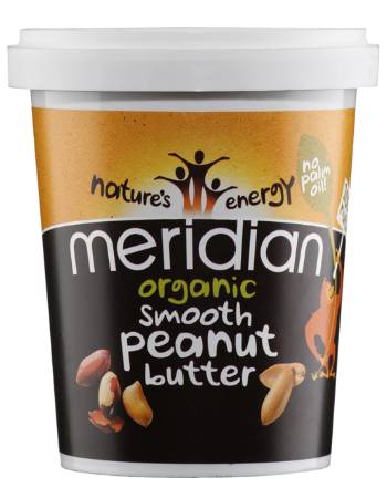 MERIDIAN ORGANIC SMOOTH PEANUT BUTTER 454G