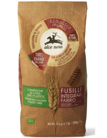 ALCE NERO ORGANIC BROWN FUSILLI 500G
