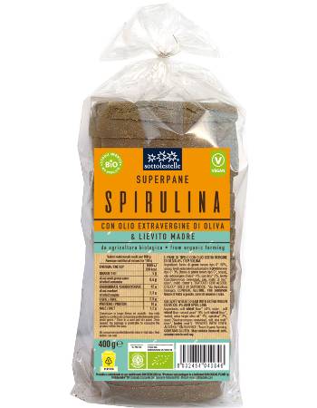 SOTTOLESTELLE SPELT SPIRULINA BREAD 400G