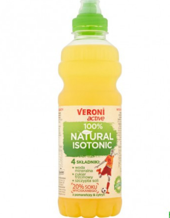 VERONI ACTIVE 100% NATURAL ISOTONIC ORANGE 700ML