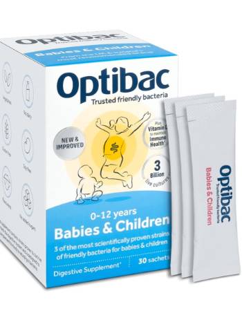 OPTIBAC BABIES & CHILDREN PROBIOTICS | 30 SACHETS - 1 MONTH SUPPLY