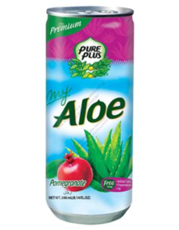 PURE PLUS ALOE VERA DRINK POMEGRANATE 240ML