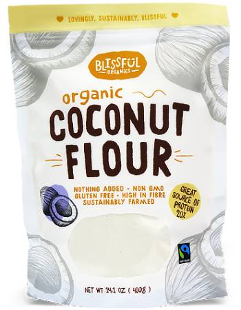 BLISSFUL ORGANICS COCONUT FLOUR 400G