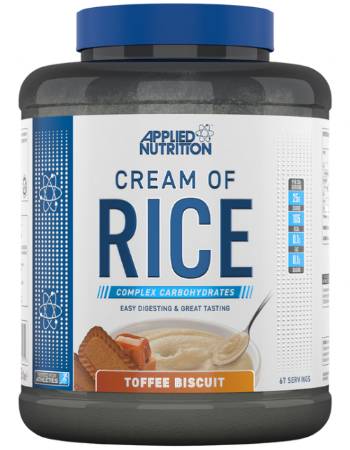APPLIED NUTRITION CREAM OF RICE TOFFE BISCUIT 2KG